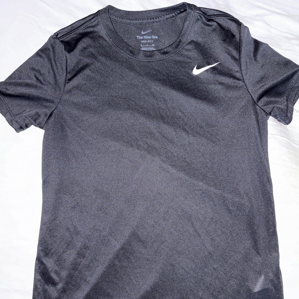 Nike Women Dri-Fit Black Short Sleeve Tee